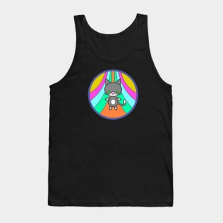 Cat Logo - Grey Cat Tank Top